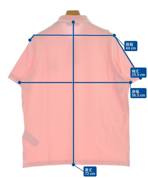 STONE ISLAND（ストーンアイランド）ポロシャツ ピンク サイズ:XL メンズ/2200686858096