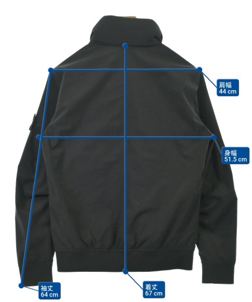 STONE ISLAND（ストーンアイランド）ブルゾン 黒 サイズ:S メンズ/2200687312016