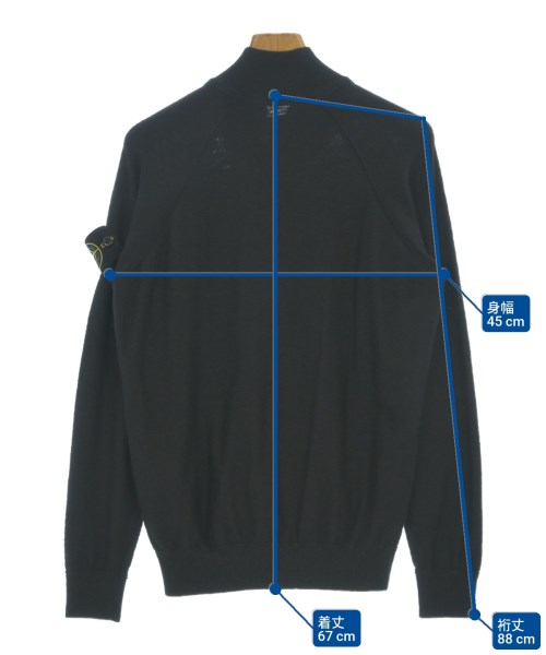 STONE ISLAND（ストーンアイランド）ニット・セーター 黒 サイズ:S メンズ/2200689141195