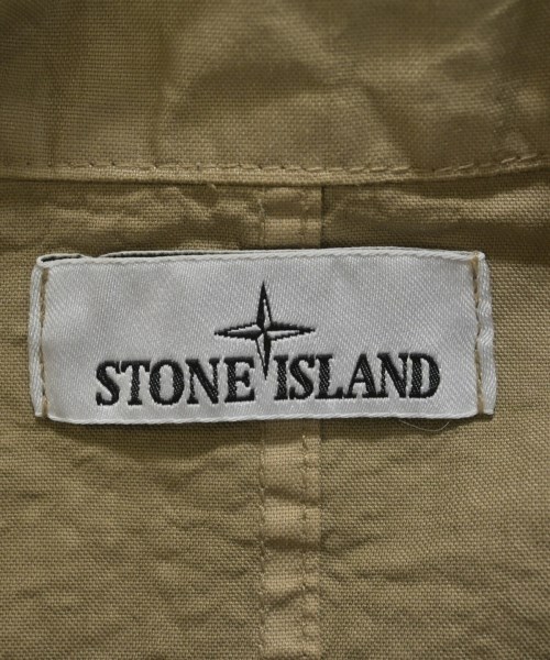 STONE ISLAND（ストーンアイランド）カジュアルシャツ ベージュ サイズ:S メンズ/2200684199078
