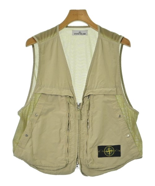 STONE ISLAND(ストーンアイランド)カジュアルシャツ ベージュ サイズ:M/2200684199085