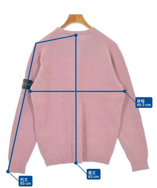 STONE ISLAND（ストーンアイランド）ニット・セーター ピンク サイズ:M メンズ/2200691981048