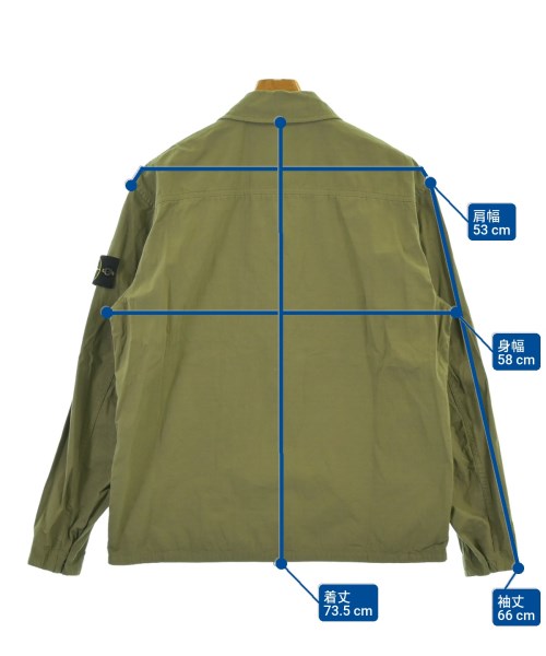 STONE ISLAND（ストーンアイランド）ミリタリーブルゾン カーキ サイズ:M メンズ/2200693311027