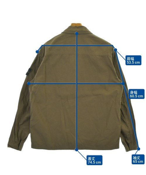 STONE ISLAND（ストーンアイランド）ミリタリーブルゾン 茶 サイズ:M メンズ/2200693311034