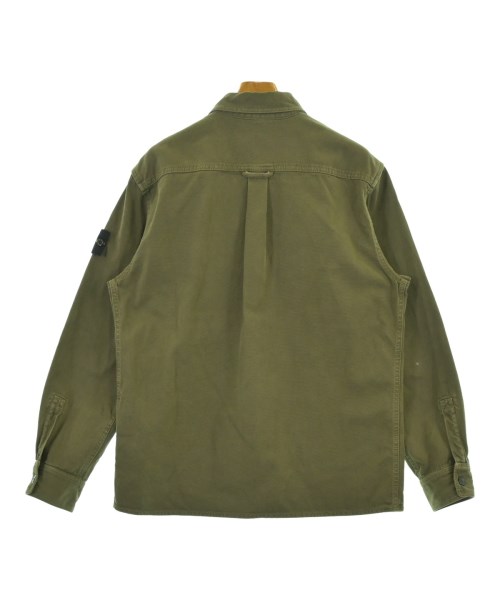 STONE ISLAND（ストーンアイランド）カジュアルシャツ カーキ サイズ:M メンズ/2200693311041