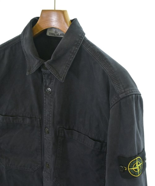 STONE ISLAND（ストーンアイランド）カジュアルシャツ 紺 サイズ:M メンズ/2200693311058