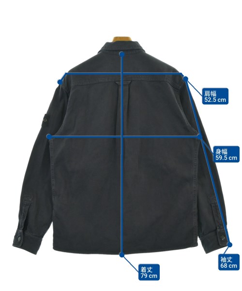 STONE ISLAND（ストーンアイランド）カジュアルシャツ 紺 サイズ:M メンズ/2200693311058