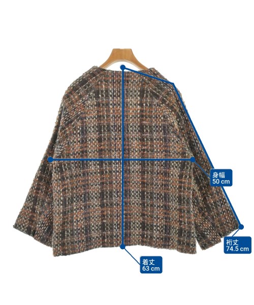 FIL DE FER（フィルデフェール）カジュアルジャケット 茶 サイズ:F レディース/2200631989011