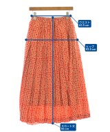 FIL DE FER（フィルデフェール）ロング・マキシ丈スカート 赤 サイズ:F レディース/2200612826083