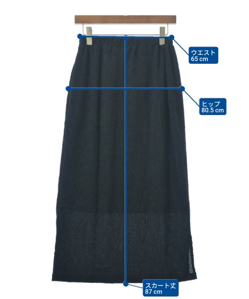 FIL DE FER（フィルデフェール）ロング・マキシ丈スカート 黒 サイズ:F レディース/2200655224112