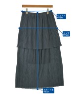 FIL DE FER（フィルデフェール）ロング・マキシ丈スカート グレー サイズ:F レディース/2200655224150