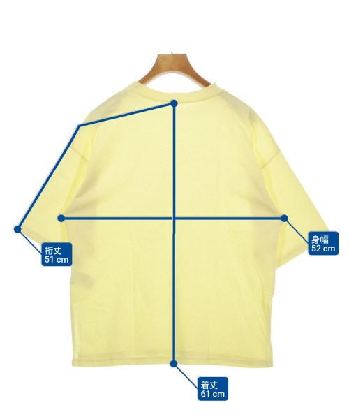 FIL DE FER（フィルデフェール）Tシャツ・カットソー 黄 サイズ:F レディース/2200684578040