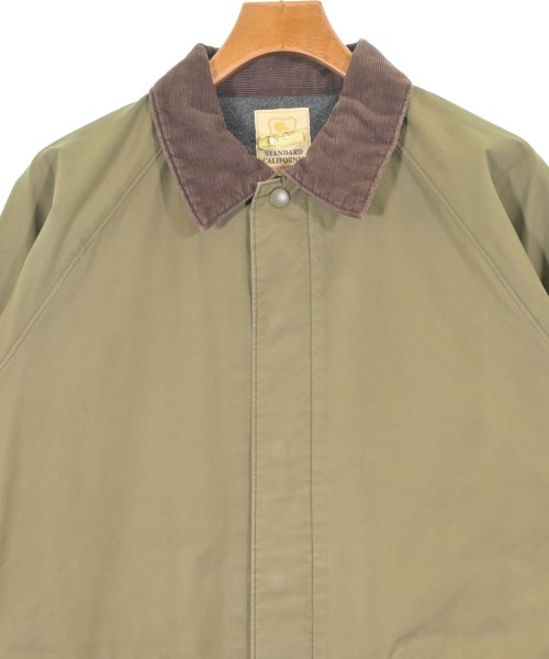 standard california（スタンダードカリフォルニア）ステンカラーコート カーキ サイズ:L メンズ/2200636571198