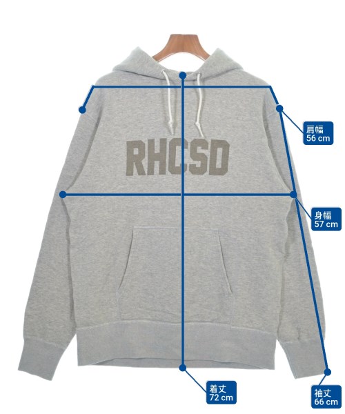 standard california（スタンダードカリフォルニア）パーカー グレー サイズ:L メンズ/2200631450016