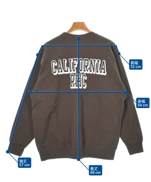 standard california（スタンダードカリフォルニア）スウェット 茶 サイズ:L メンズ/2200634484025