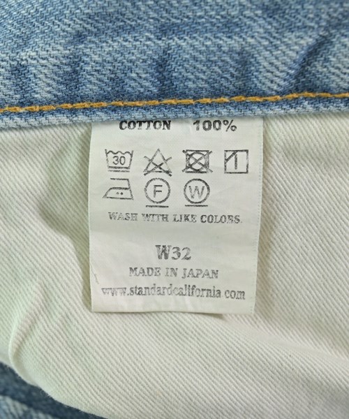 standard california（スタンダードカリフォルニア）デニムパンツ 青 サイズ:32(L位) メンズ/2200709578130