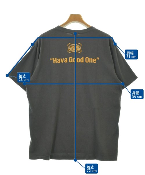 standard california（スタンダードカリフォルニア）Tシャツ・カットソー グレー サイズ:XL メンズ/2200712799089