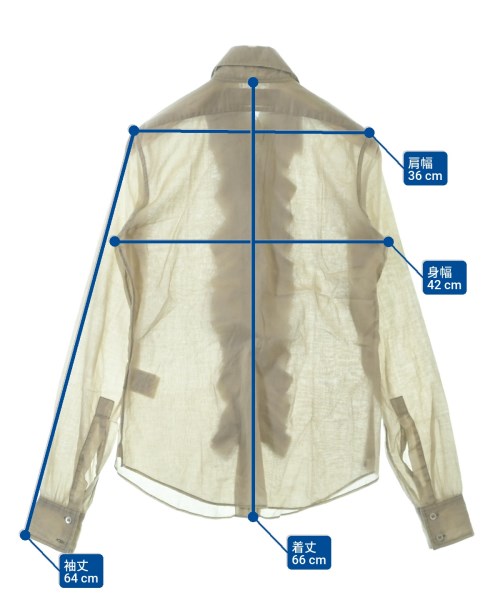 SHARE SPIRIT（シェアスピリット）カジュアルシャツ ベージュ サイズ:36(S位) レディース/2200627684197