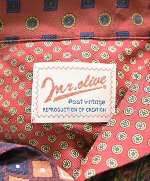 MR.OLIVE（ミスターオリーブ）カジュアルシャツ 赤 サイズ:F メンズ/2200642053046