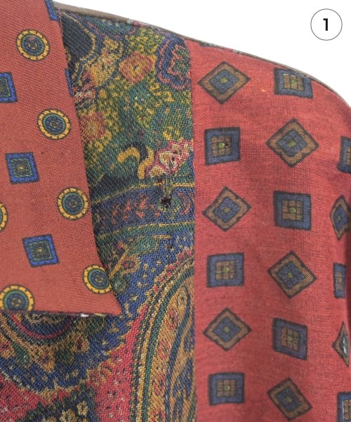 MR.OLIVE（ミスターオリーブ）カジュアルシャツ 赤 サイズ:F メンズ/2200642053046