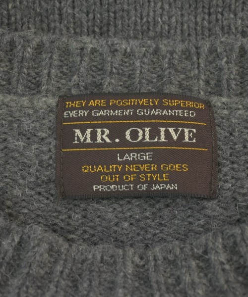MR.OLIVE（ミスターオリーブ）ニット・セーター グレー サイズ:L メンズ/2200603589034