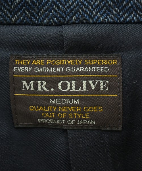 MR.OLIVE（ミスターオリーブ）チェスターコート 紺 サイズ:M メンズ/2200713149036