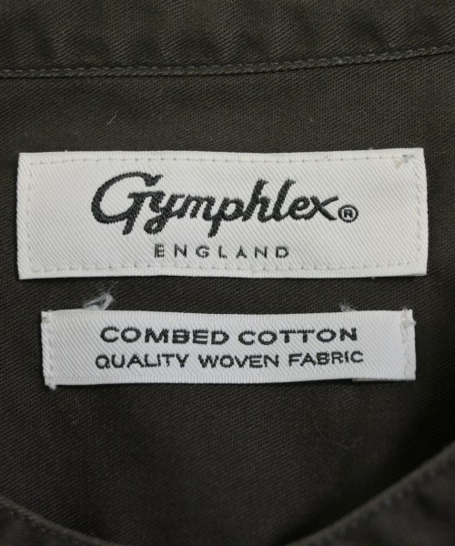 Gymphlex（ジムフレックス）カジュアルシャツ 茶 サイズ:M メンズ/2200626013127