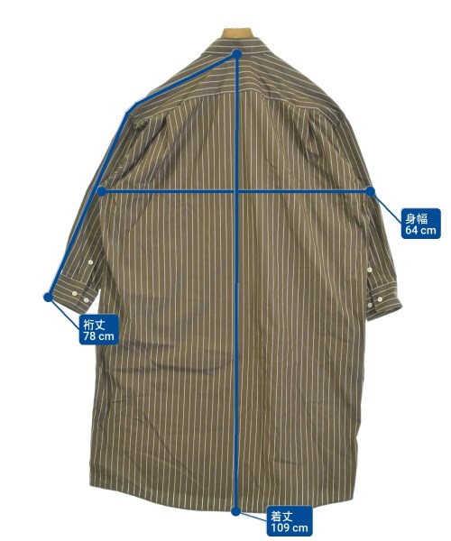 Gymphlex（ジムフレックス）シャツワンピース 茶 サイズ:12(S位) レディース/2200640446031