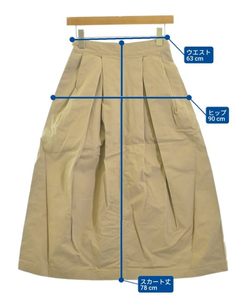 Gymphlex（ジムフレックス）ロング・マキシ丈スカート ベージュ サイズ:12(S位) レディース/2200644608763