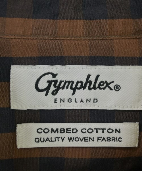 Gymphlex（ジムフレックス）カジュアルシャツ 茶 サイズ:L メンズ/2200623381090