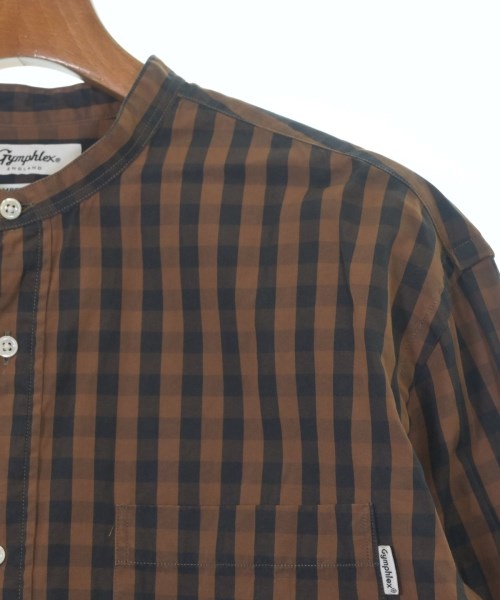 Gymphlex（ジムフレックス）カジュアルシャツ 茶 サイズ:L メンズ/2200623381090