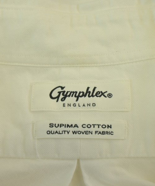 Gymphlex（ジムフレックス）カジュアルシャツ 白 サイズ:L メンズ/2200628292032