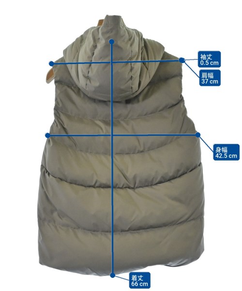 Gymphlex（ジムフレックス）ダウンジャケット/ダウンベスト 茶 サイズ:12(S位) レディース/2200630480021