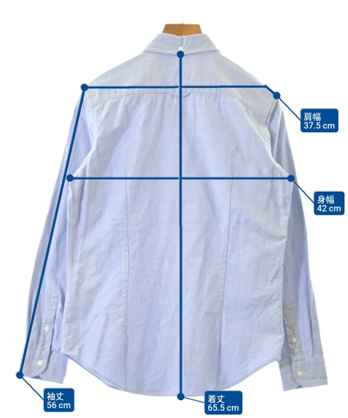 Gymphlex（ジムフレックス）カジュアルシャツ 青 サイズ:14(M位) レディース/2200613516068