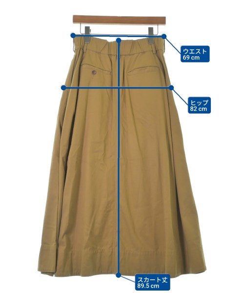 Gymphlex（ジムフレックス）ロング・マキシ丈スカート ベージュ サイズ:14(M位) レディース/2200677414010