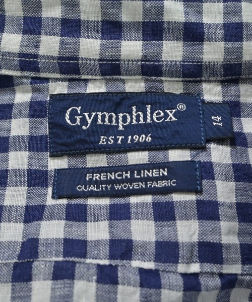 Gymphlex（ジムフレックス）カジュアルシャツ 紺 サイズ:14(M位) メンズ/2200657120078
