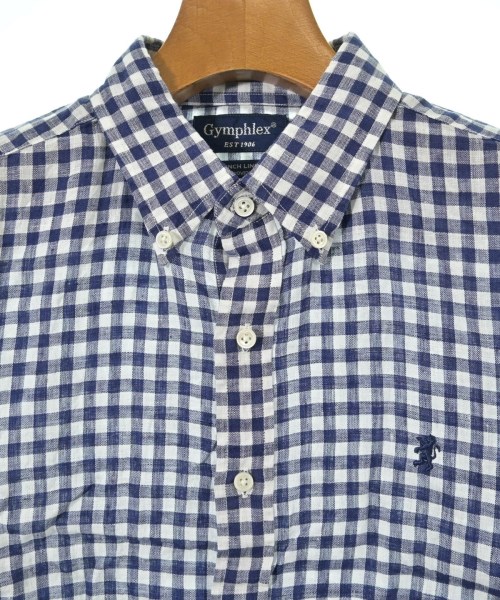 Gymphlex（ジムフレックス）カジュアルシャツ 紺 サイズ:14(M位) メンズ/2200657120078