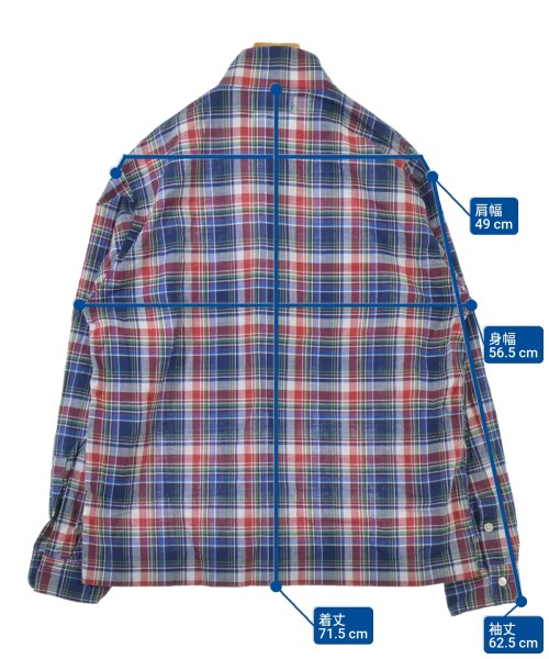 Gymphlex（ジムフレックス）カジュアルシャツ 青 サイズ:M メンズ/2200661625248