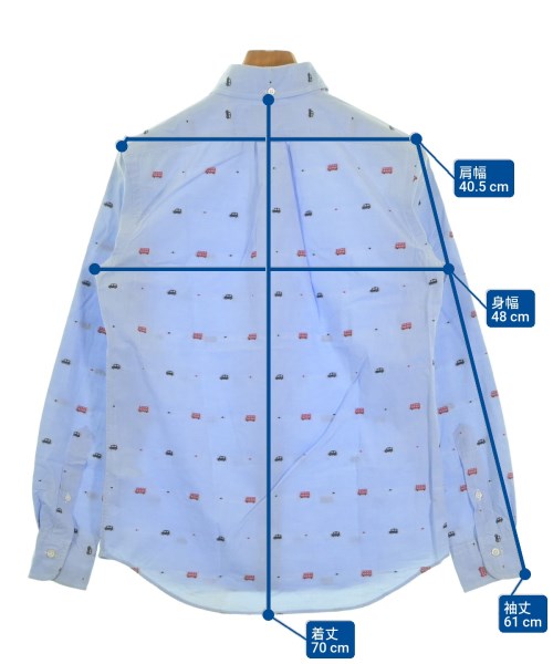 Gymphlex（ジムフレックス）カジュアルシャツ 青 サイズ:S メンズ/2200663003129