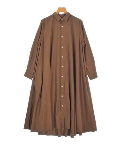 Gymphlex(ジムフレックス)シャツワンピース 茶 サイズ:14(M位)/2200668546034