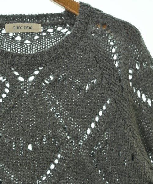 COCODEAL（ココディール）ニット・セーター グレー サイズ:2(M位) レディース/2200671538101