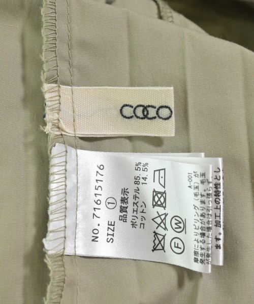 COCODEAL（ココディール）ワンピース カーキ サイズ:1(S位) レディース/2200674513044