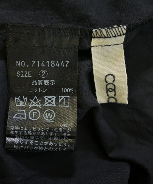 COCODEAL（ココディール）ブラウス 黒 サイズ:2(M位) レディース/2200674513082