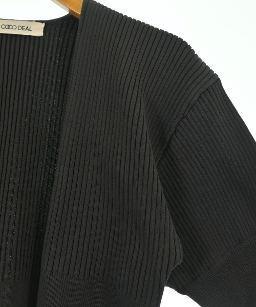 COCODEAL（ココディール）カーディガン 黒 サイズ:1(S位) レディース/2200674513129