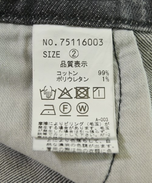 COCODEAL（ココディール）デニムパンツ 黒 サイズ:2(M位) レディース/2200710664129