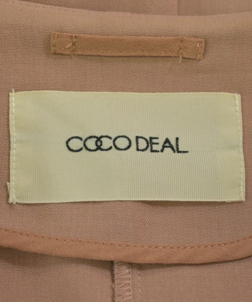 COCODEAL（ココディール）ノーカラージャケット ピンク サイズ:2(M位) レディース/2200711386020