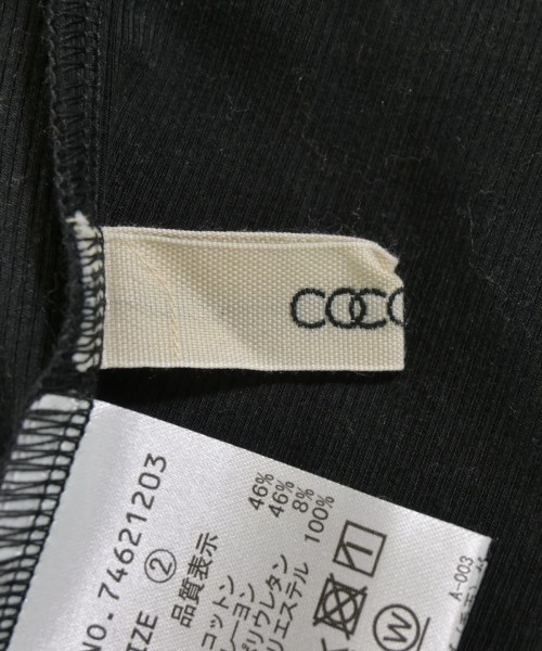 COCODEAL（ココディール）Tシャツ・カットソー 黒 サイズ:2(M位) レディース/2200714747323