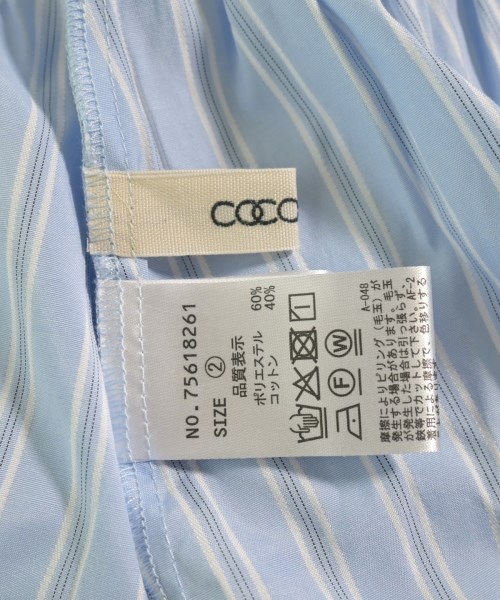 COCODEAL（ココディール）カジュアルシャツ 青 サイズ:2(M位) レディース/2200722453049