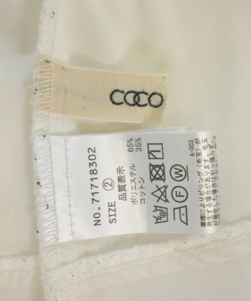 COCODEAL（ココディール）ブラウス 白 サイズ:2/2(M位) レディース/2200684747149