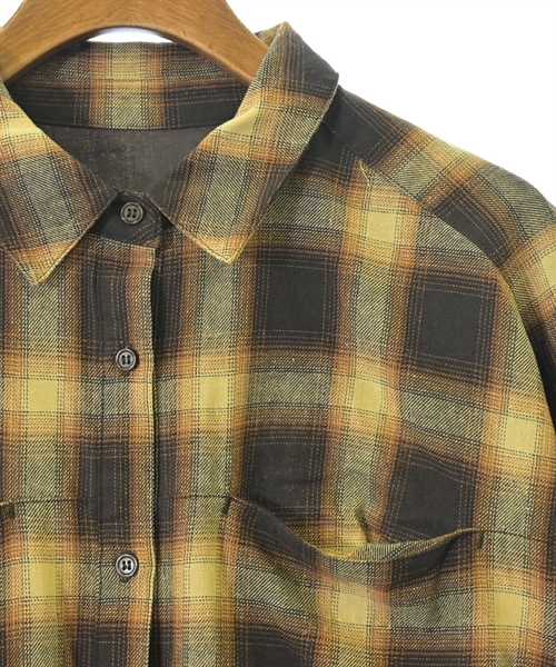 Dou Dou（ドゥドゥ）カジュアルシャツ 茶 サイズ:F レディース/2200635976048